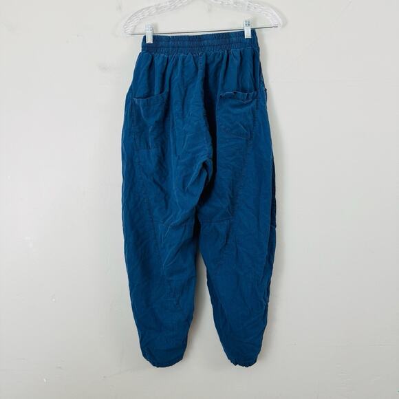 Women’s Blue Linen Harem Style Drawstring Pants Size S - Picture 5 of 7